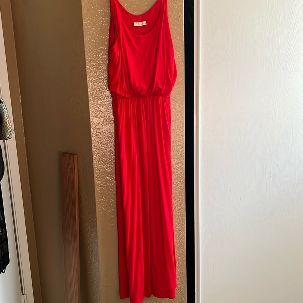 Red dress juniors large